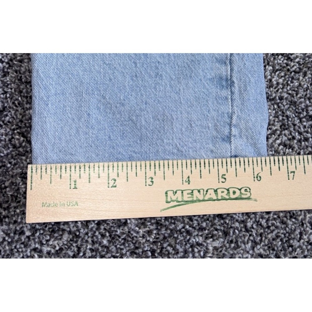 GAP Cheeky Straight High Rise Denim Blue Jeans 26 / 2R NWT Light Wash Distressed - Picture 4 of 14